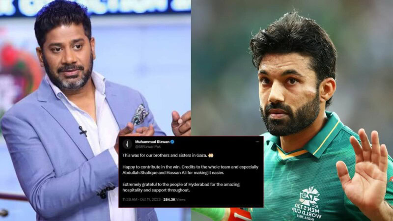 ICC shuts down Indian journalist criticising Muhammad Rizwan’s Gaza tweet