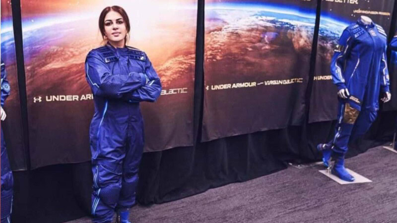 Namira Saleem returns from space