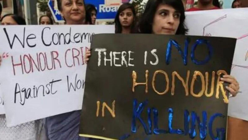 Newlyweds murdered in mosque in honour killing