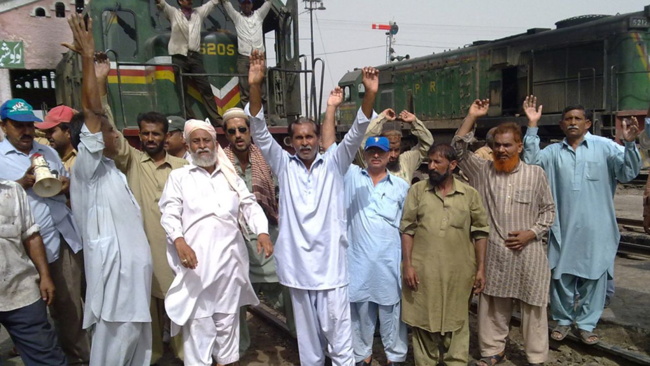 Protesting railway workers bring trains to halt