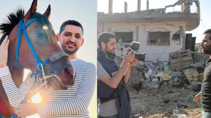 Gaza journalist Roshdie Sarraj martyred after Israel airstrike hits his home