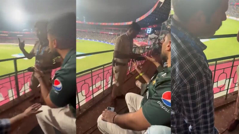 Indian police stops fans from chanting Pakistan Zindabad during Australia match