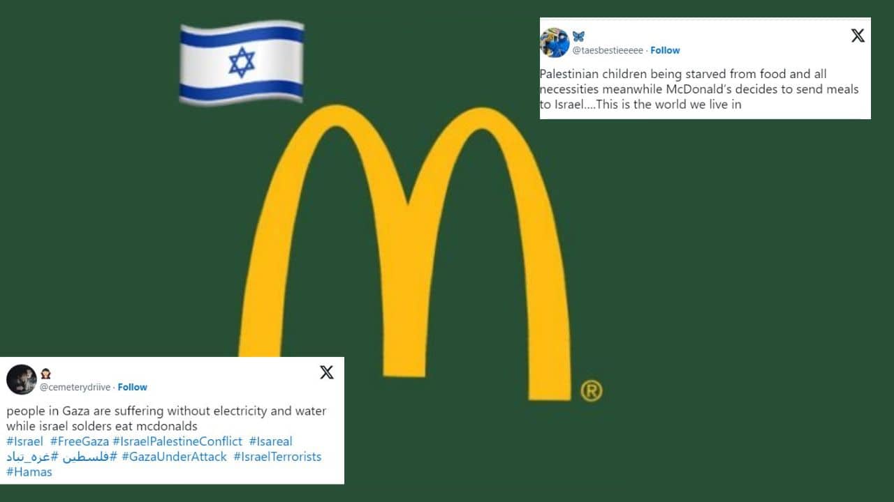#BoycottMcDonalds trends as the fast food giant opens five new restaurants for Israeli security forces, donates 4,000 daily meals