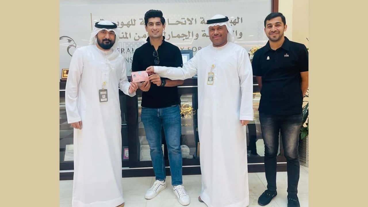 Naseem Shah got Dubai's Golden Visa