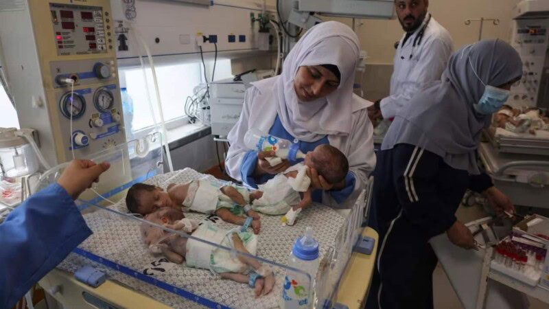29 premature babies evacuated from Gaza arrive in Egypt: media