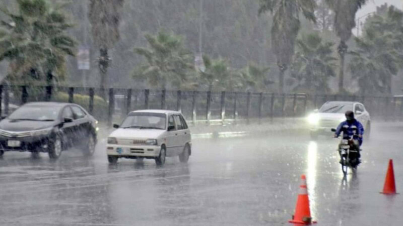 How does the artificial rain happen?