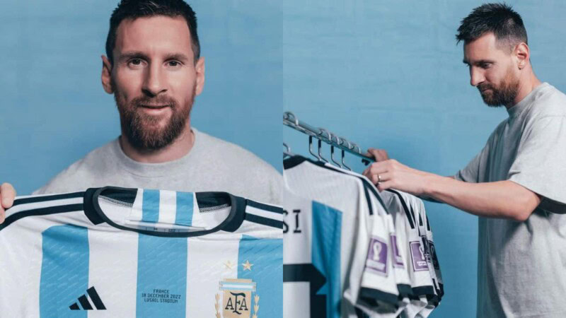 Lionel Messi will auction jerseys worn in World Cup 2022