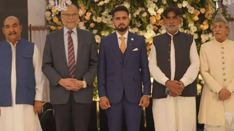 Faheem Ashraf’s valima attended by sportsmen, politicians