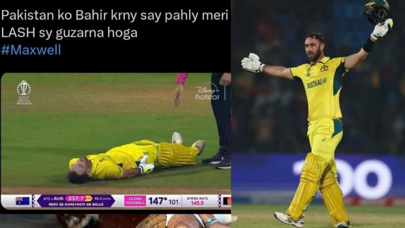 Social media erupts with memes on Glen Maxwell’s historic knock