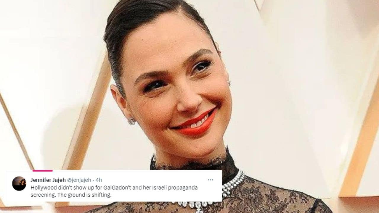 No Hollywood celebrity showed up to Gal Gadot's propaganda film screening, and Twitter is in fits