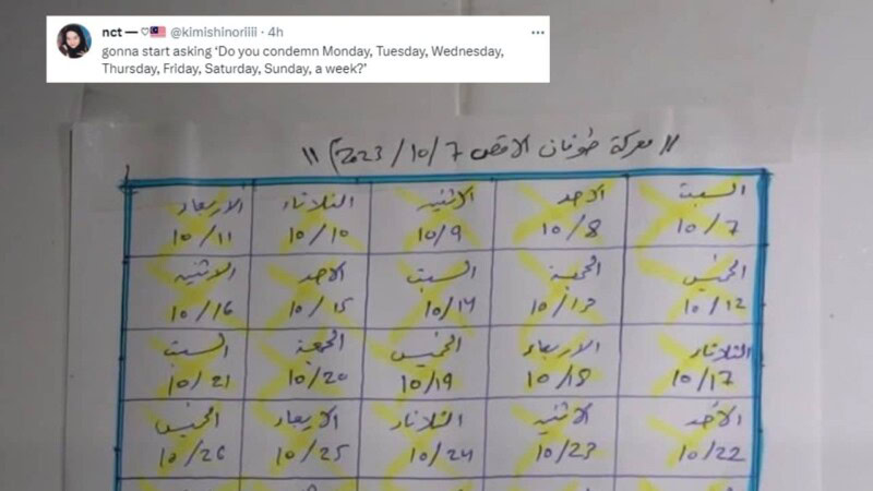 ‘Do you condemn Monday to Thursday?’: Twitter in fits over Israeli propaganda in Gaza hospital