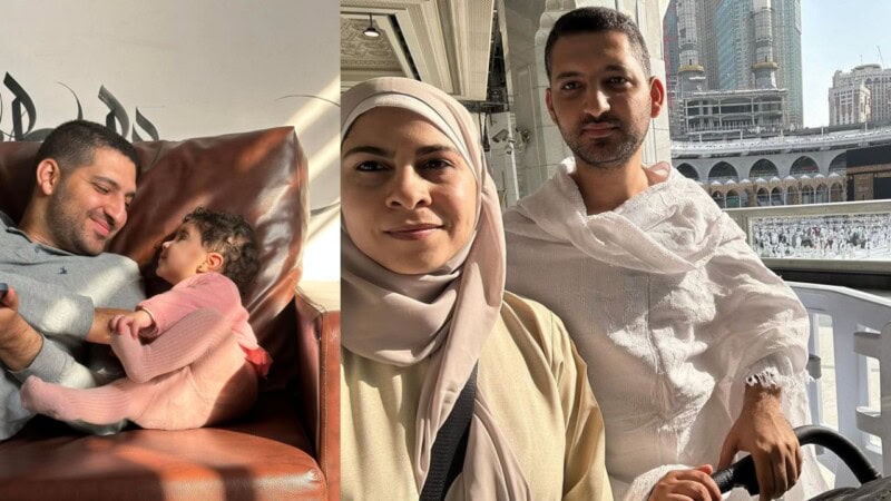 ‘I swear it smelled like the Kaaba’: Palestinian journalist’s wife remembers him on baby’s first birthday