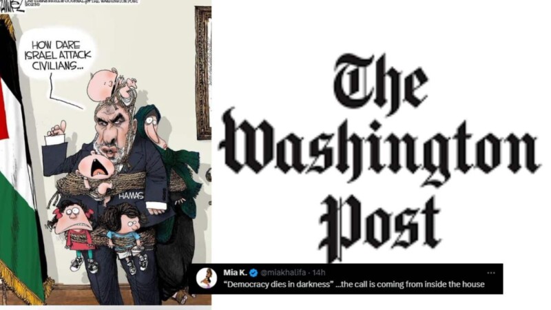 Renowned Washington Post faced extreme backlash for cartoon dehumanising Palestinian children, deleted later