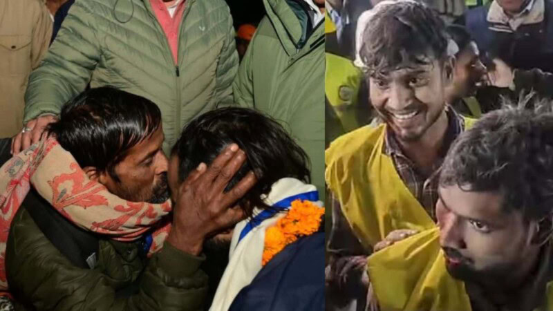 After 17 Days Trapped In Tunnel, India Workers Say Hope Kept Them Alive