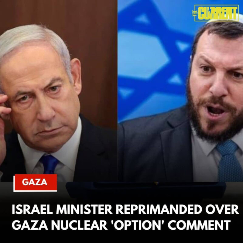 Israel Minister Reprimanded Over Gaza Nuclear ‘Option’ Comment