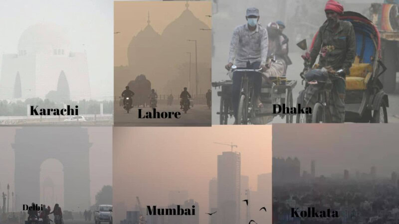 What is the situation of Air Quality Index in South Asia?