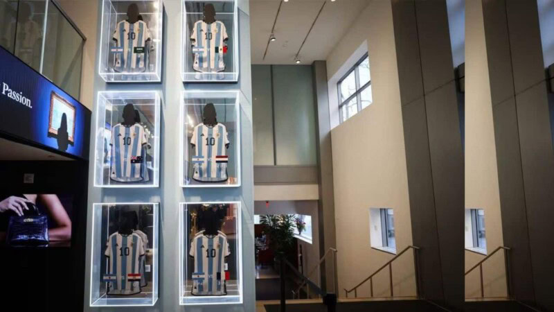 Messi’s shirts fetch $7.8 million at auction