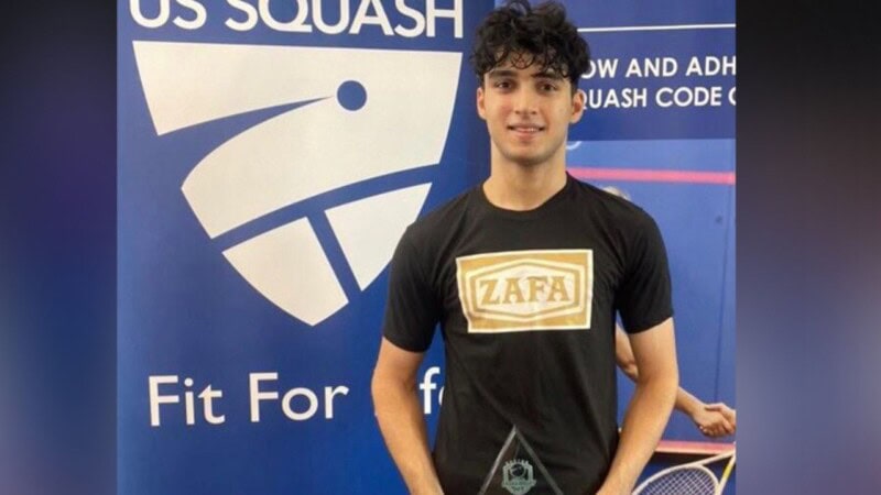 Pakistan’s Huzaifa wins silver medal in US Open Under-19 Squash Championship