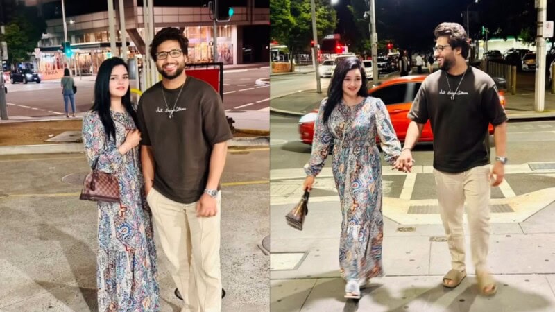 Pictures of Imam-ul-Haq sightseeing with wife in Australia are taking over the internet