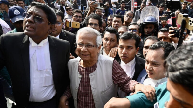 Nobel winner Yunus convicted in Bangladesh labour law case