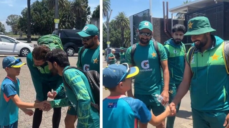 Pakistan team joined by very special guest in training session