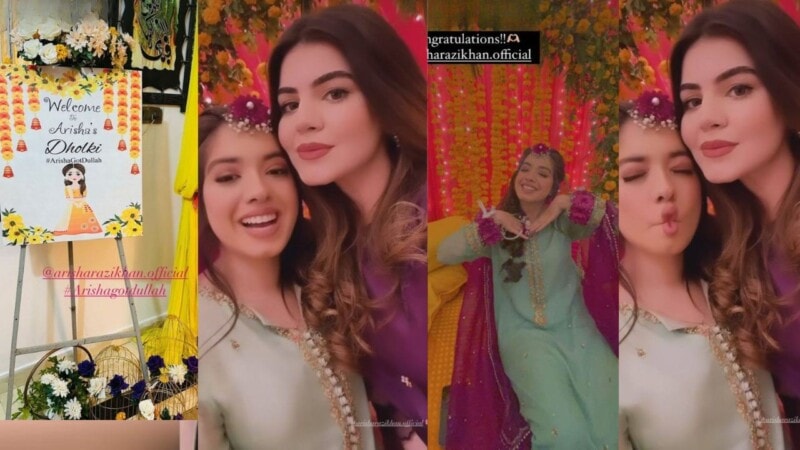 Arisha Razi's dholki looks like a fabulous affair