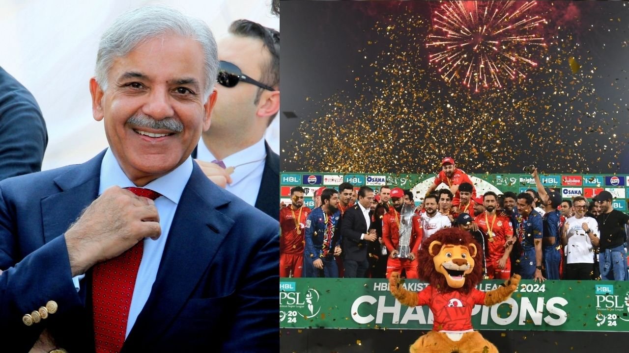 Prime Minister Shehbaz Sharif congratulates Islamabad United for winning the PSL