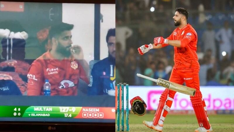 Photo of Imad Wasim smoking in dressing room goes viral