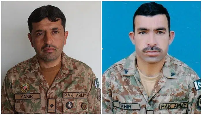Two army officials martyred in suicide blast in DI Khan