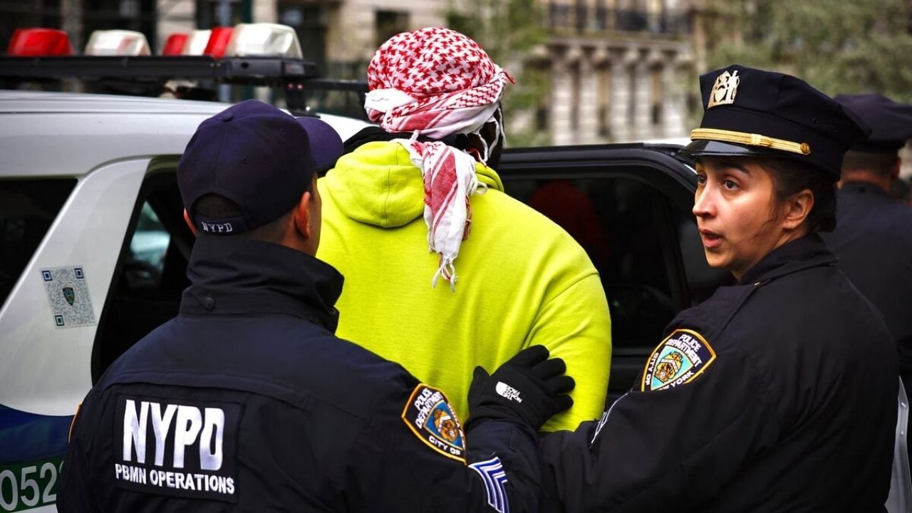 A hundred pro-Palestinian protesters arrested at New York's Columbia University
