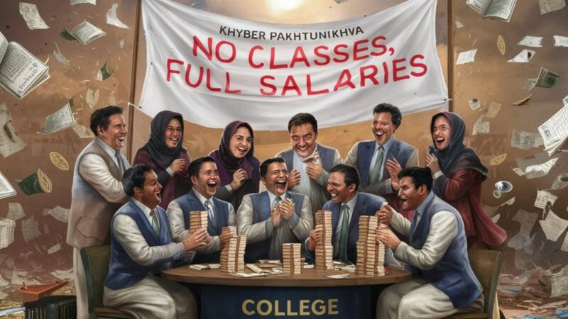 College teachers in Khyber Pakhtunkhwa getting salaries without taking classes, reveals report