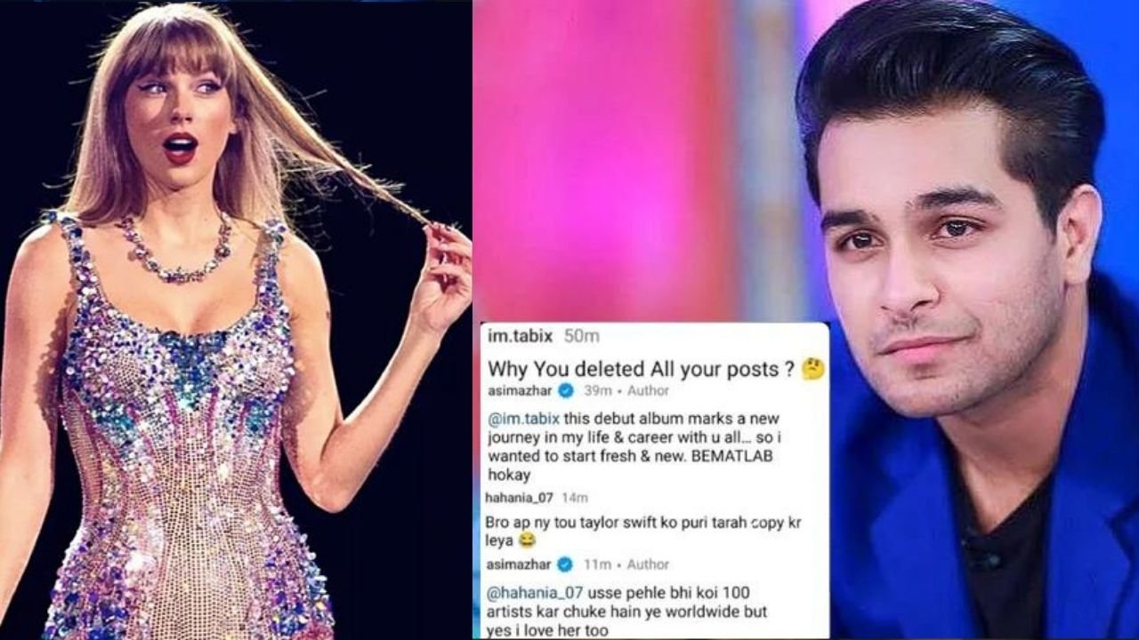 Asim Azhar refutes claims of copying Taylor Swift