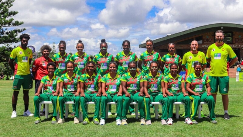 Vanuatu women’s cricket team collects donations to participate in ICC event