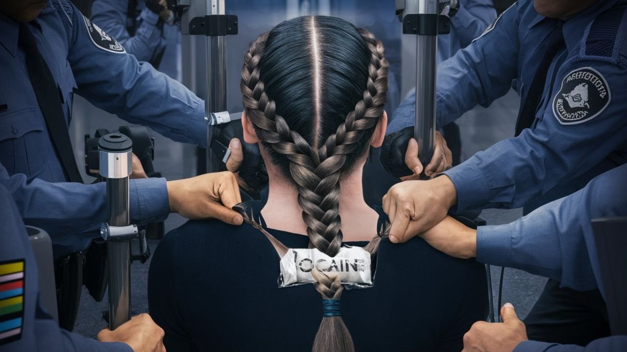 Woman hides two kilos of cocaine in false hair braids