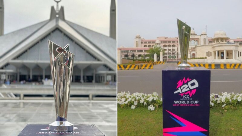 ICC T20 World Cup trophy reaches Islamabad