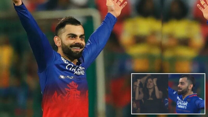 Virat Kohli and Anushka Sharma get emotional after RCB win in IPL