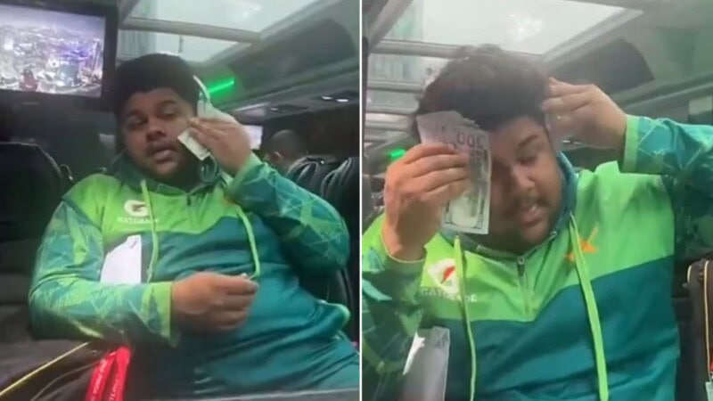 Video of Azam Khan wiping sweat with dollars goes viral