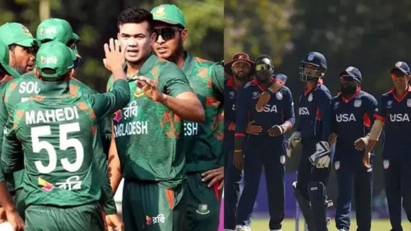 Big upset: USA defeats Bangladesh by five wickets in first T20