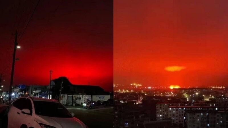 China’s blood-red sky shocks citizens
