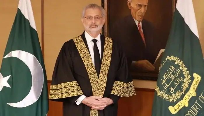Khan’s court hearing audio not leaked from Supreme Court: CJP Isa