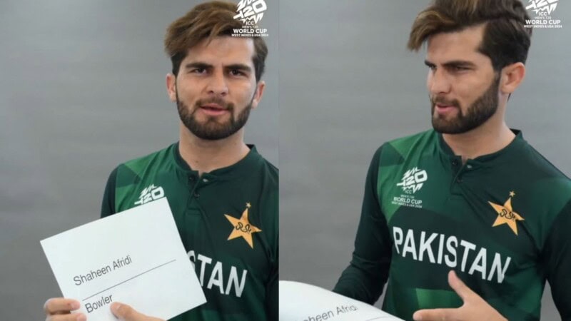 Video: ‘I am an all-rounder, why did you write bowler’; Shaheen angry at ICC media team