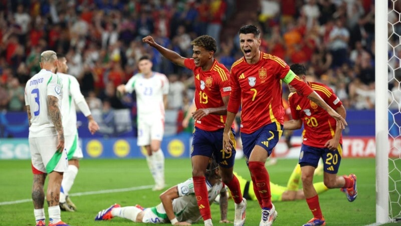 Euro Cup: Spain defeats Italy by 1-0