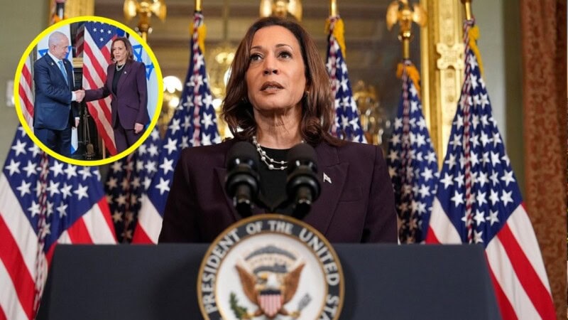 Kamala Harris ‘will not be silent’ on suffering in Gaza
