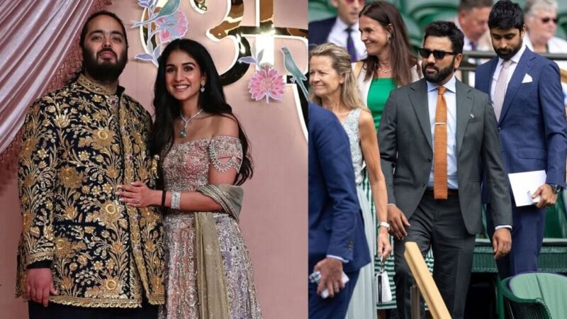 Why Rohit Sharma chose Wimbledon semifinals over Ambani’s Wedding?