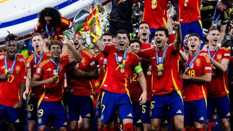 Spain wins Euro Cup for the fourth time