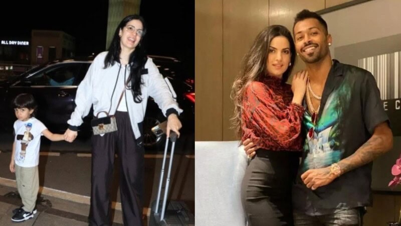 Hardik Pandya’s wife left India along with son