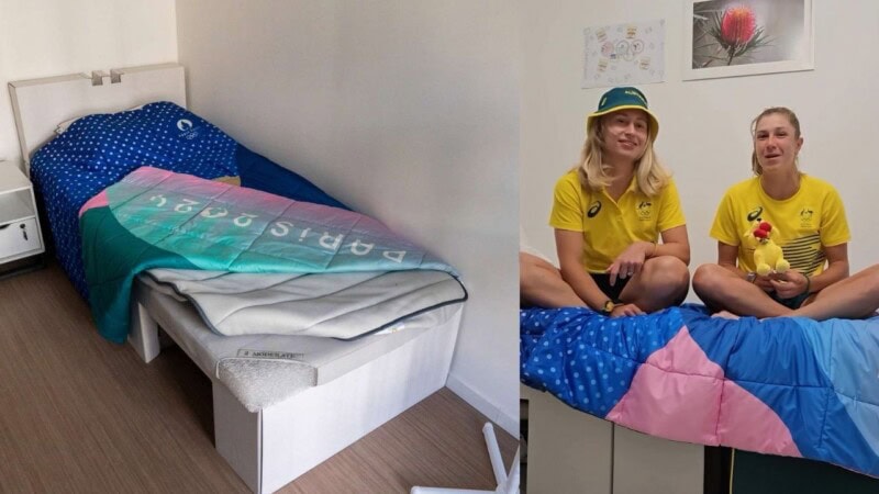 Players unhappy on the use of cardboard beds in Paris Olympics