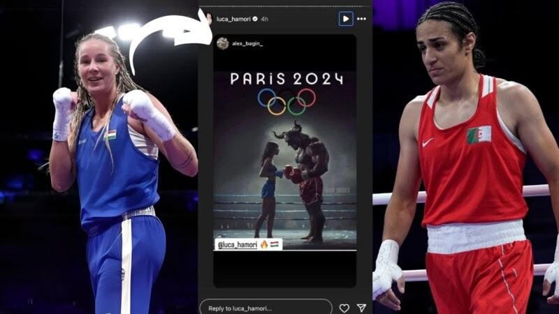 Hungarian boxer shares insulting posts against Algeria’s Imane Khelif before match