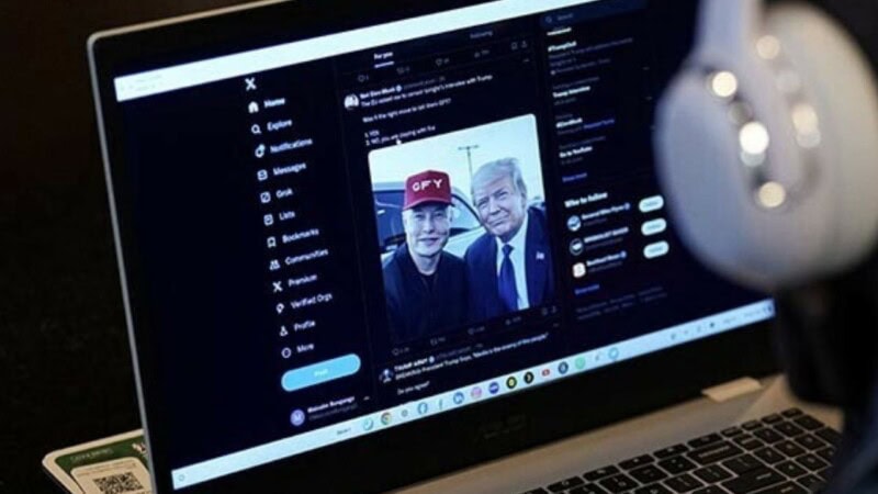 Trump holds meandering live ‘chat’ with backer Musk, after delay