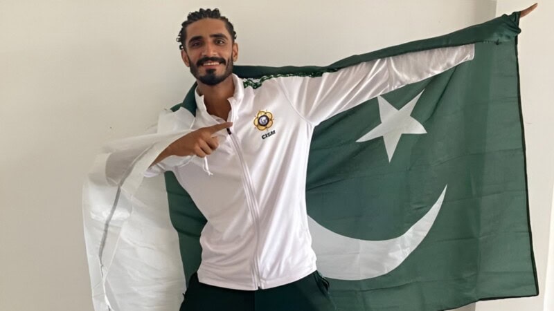 Moeed Baloch wins gold medal in World Military Games